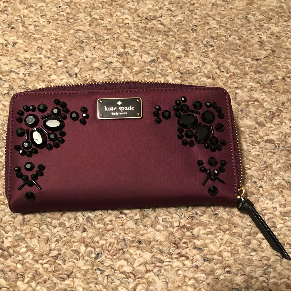 Kate Spade Maroon Wallet